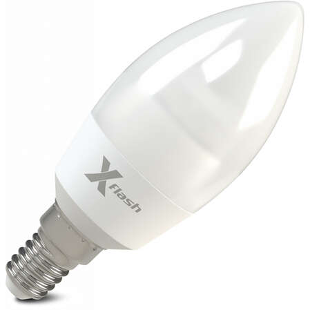 Светодиодная лампа LED лампа X-flash Candle E14 6.5W 220V 46003 белый свет, матовая