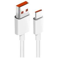 Кабель USB-Type C 1m белый Xiaomi 6A Type-A to Type-C Cable