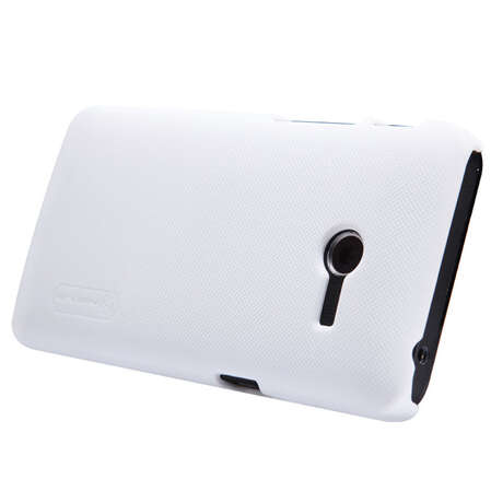 Чехол для ASUS Zenfone 4 400CG (для версии с повышенным аккумулятором) Nillkin Super Frosted Shield белый