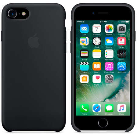 Чехол для Apple iPhone 7 Silicone Case Black