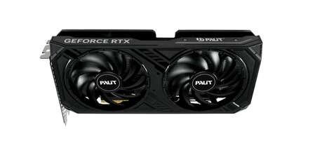 Видеокарта Palit GeForce RTX 4060 8192Mb, Dual OC 8G (NE64060T19P1-1070D) 1xHDMI, 3xDP, Ret