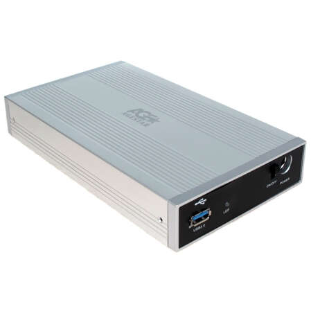 Корпус 3.5" AgeStar 3UB3O1, SATA-USB3.0 Silver