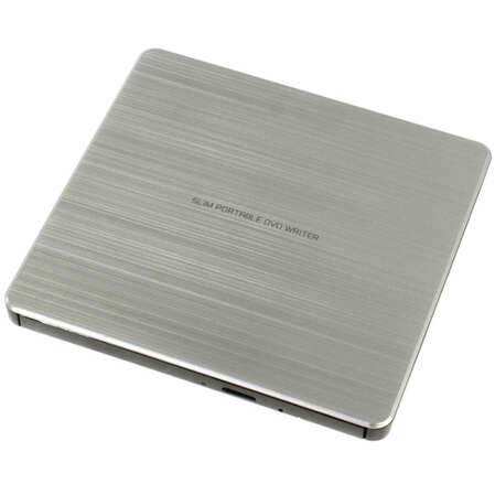 Внешний привод DVD-RW LG GP80NS60 DVD±R/±RW USB2.0 Silver