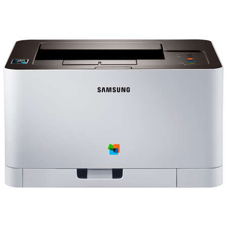 Принтер Samsung SL-C410W цветной А4 18ppm с LAN и Wi-Fi