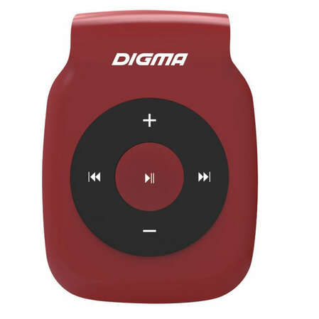 MP3-плеер Digma P2 microSD, красный