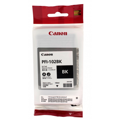 Картридж Canon PFI-102BK Black для IPF-500/600/700 130ml