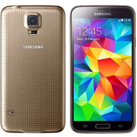 Смартфон Samsung G900F Galaxy S5 16GB Gold