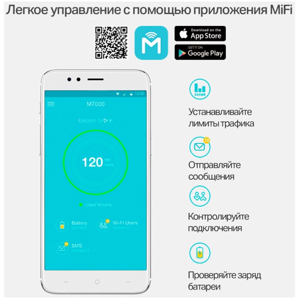 Мобильный роутер TP-LINK M7000 802.11n, 3G/LTE