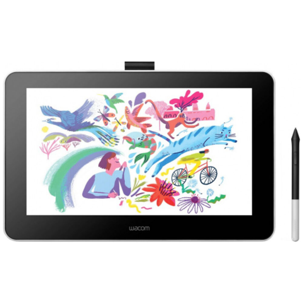 Графический планшет wacom one dtc133w0b белый обзор