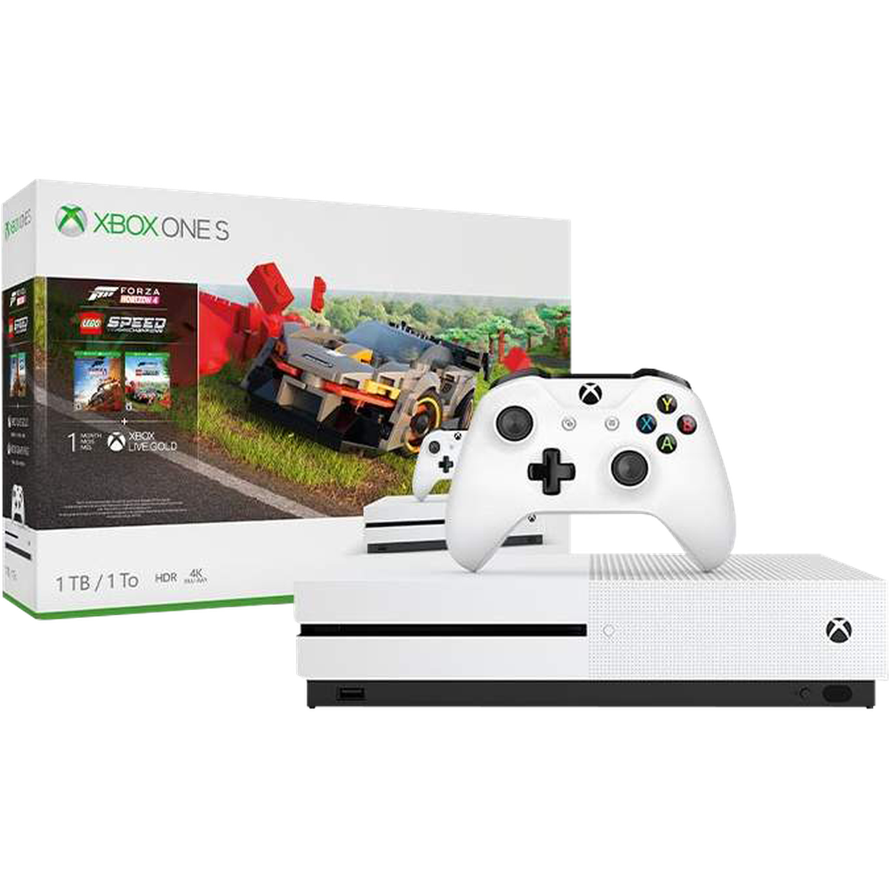 Игровая приставка Microsoft Xbox One S 1Tb + Forza Horizon 4 + Lego DLC