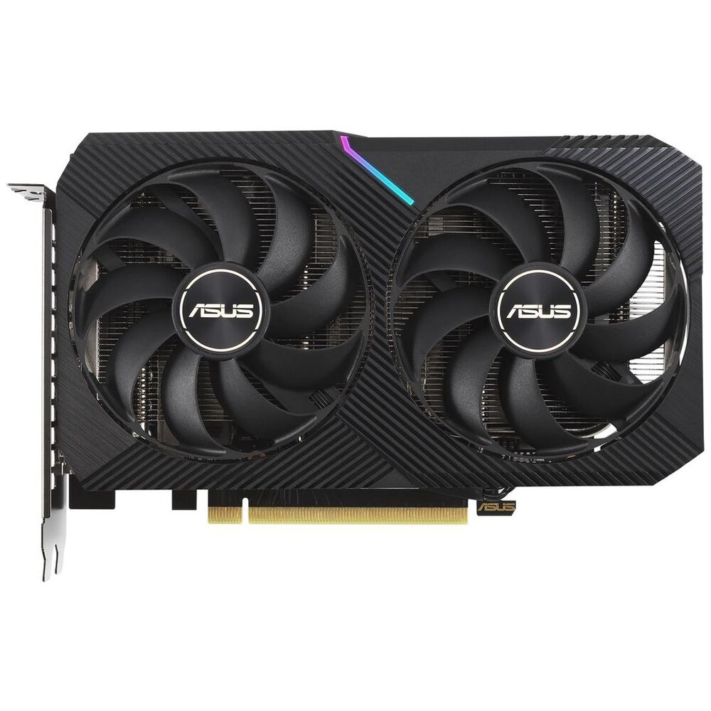 Видеокарта ASUS GeForce RTX 3060 Ti 8192Mb, Dual O8G Mini LHR  (Dual-RTX3060TI-O8G-Mini-V2)