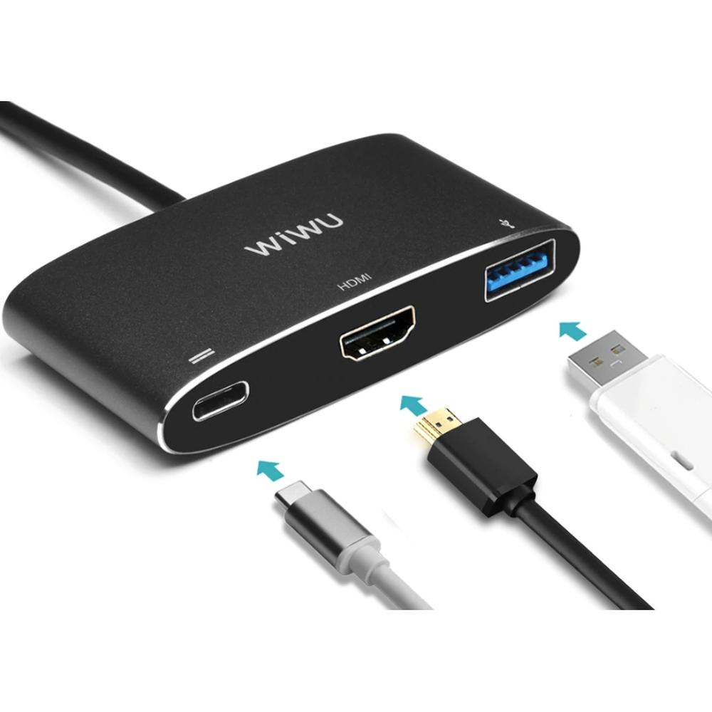 Кабель Type-c/HDMI WIWU x10. Hub WIWU 3in 1. Type-c Hub 5 в 1 WIWU a532st (Gray). WIWU Power Air 3 in 1.