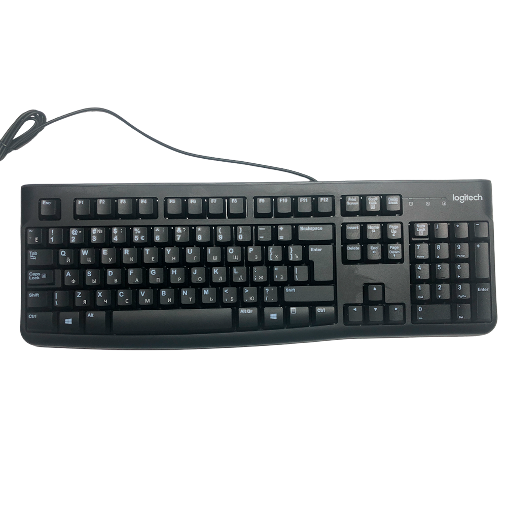 Клавиатура Logitech K120 Black USB русская раскладка