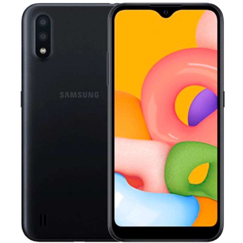 Смартфон Samsung Galaxy M01 SM-M015 черный