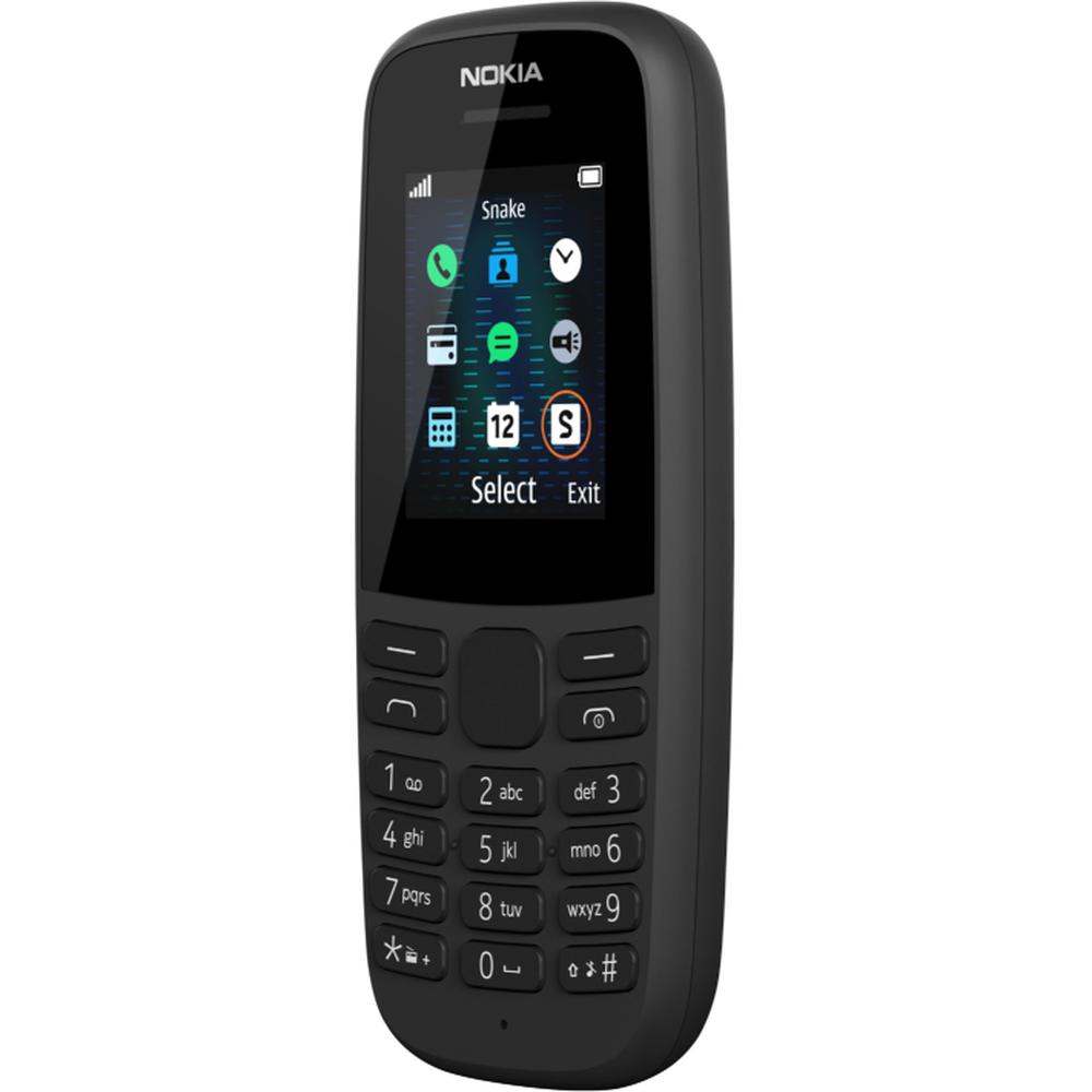 Мобильный телефон Nokia 105 SS (ТА-1203) Black