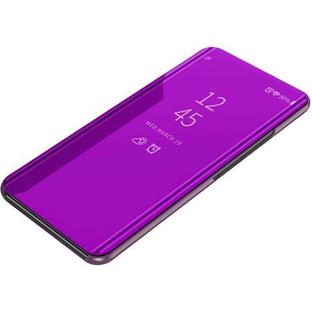 Чехол для Xiaomi Redmi 8A Zibelino CLEAR VIEW фиолетовый