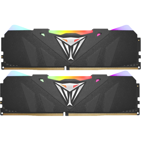 Модуль памяти DIMM 16Gb 2х8Gb DDR4 PC24000 3000MHz Patriot Viper RGB Series Black (PVR416G300C5K)