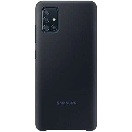 Чехол для Samsung Galaxy A51 SM-A515 Silicone Cover чёрный