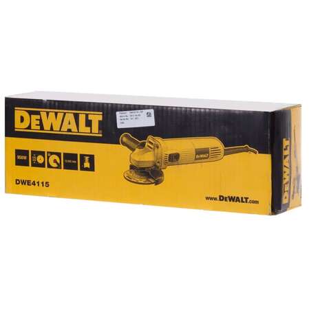 Шлифмашина угловая DeWALT 950 Вт. 125 мм. DWE4115