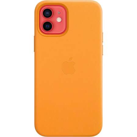 Чехол для Apple iPhone 12\12 Pro Leather Case with MagSafe California Poppy