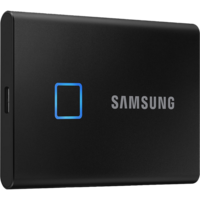 Внешний SSD-накопитель 2Tb Samsung T7 Touch MU-PC2T0K/WW (SSD) USB 3.2 Type C Черный