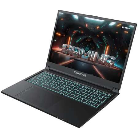 Ноутбук Gigabyte G6 KF Core i7 12650H/16Gb/512Gb SSD/NV RTX4060 8Gb/16" FullHD+/Win11 Black