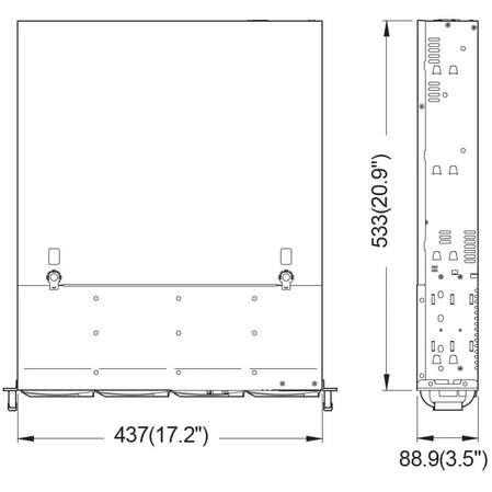 Корпус Ablecom 2U chassis; ATX, Micro-ATX, Mini-ITX MBs; 8-port 12 Gbps SAS/ SATA to SAS BP; 8 x 3.5'' hsb + 2 x 3.5" internal; 7 x LP/ HL slot; 550W single;