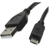 Кабель USB2.0 тип А(m)-microB(5P) 0,5м.