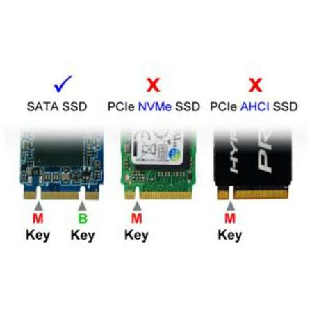 Переходник-конвертер Smartbuy DT-119 для M.2 NGFF M+B-Type SSD в 2.5” 7mm SATA
