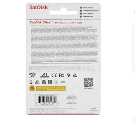 Карта памяти Micro SecureDigital 256Gb SanDisk Ultra microSDXC class 10 UHS-1 A1 SDSQUAC-256G-GN6MN