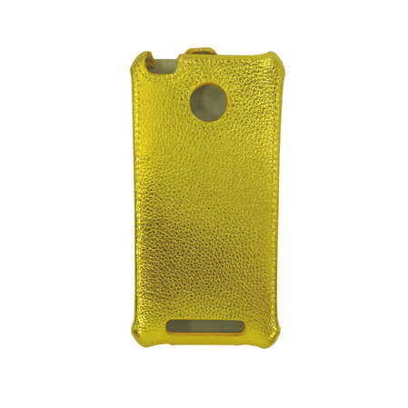 Чехол для Xiaomi Redmi 3s/3x Gecko Flip case, золотистый