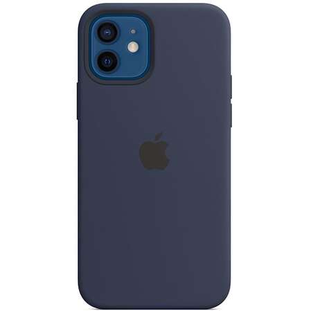 Чехол для Apple iPhone 12\12 Pro Silicone Case with MagSafe Deep Navy