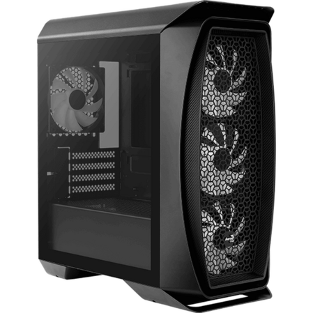 Корпус MicroATX Minitower AeroCool Aero One Mini Frost-G-BK-v1 Black 