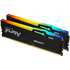 Модуль памяти DIMM 16Gb 2х8Gb DDR5 PC48000 6000MHz Kingston Fury Beast RGB Black EXPO (KF560C30BBEAK2-16)