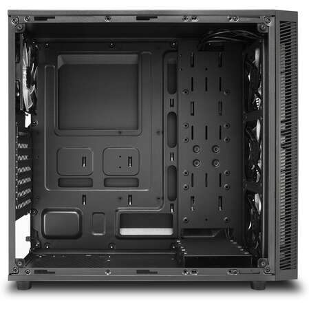 Корпус ATX Miditower Sharkoon TG4 Tempered Glass Blue Led Black