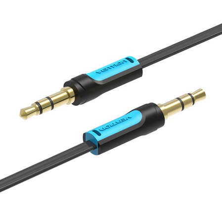 Кабель Jack3.5 (M)- Jack3.5 (M) 1.0m Vention (BEABF) черный рулетка