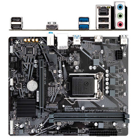 Материнская плата Gigabyte H510M K V2 2.0 Q470 Socket-1200 2xDDR4, 2xSATA3, 1xM.2, 1xPCI-E16x, 2xUSB3.2, HDMI, Glan, mATX