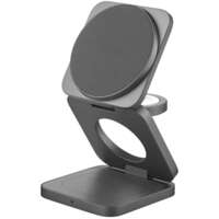 Беспроводная зарядная панель 3 в 1 Для IPhone, Apple Watch, Airpods uBear Balance Slim Qi2.2 35W Grey