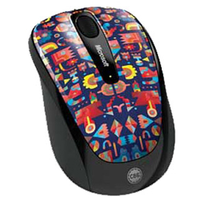 Мышь Microsoft Wireless Mobile Mouse 3500 Artist Edition Matt Lyon Red-Blue GMF-00346