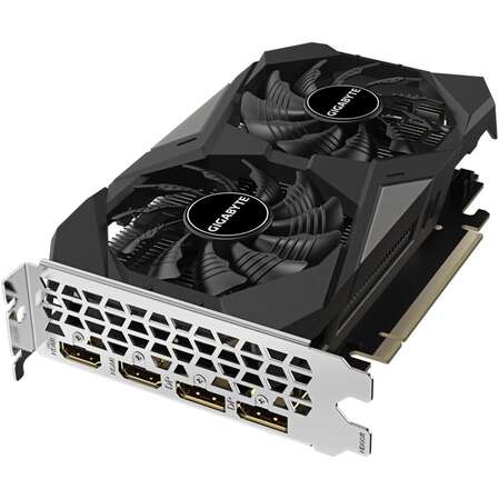 Видеокарта Gigabyte GeForce RTX 3050 6144Mb, Windforce OC 6G V2 (GV-N3050WF2OCV2-6GD) 2xHDMI, 2xDP, Ret