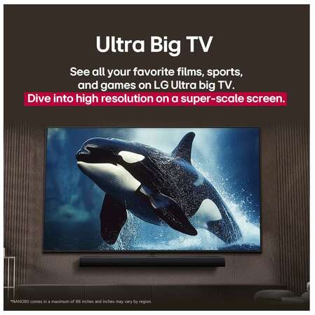 Телевизор 75" LG 75NANO80A6B.ARUG 2025
