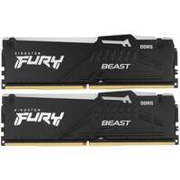 Модуль памяти DIMM 16Gb 2х8Gb DDR5 PC48000 6000MHz Kingston Fury Beast RGB Black EXPO (KF560C36BBEAK2-16)