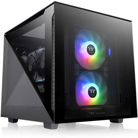 Корпус MicroATX Minitower Thermaltake Divider 200 TG (CA-1V1-00S1WN-00) Black
