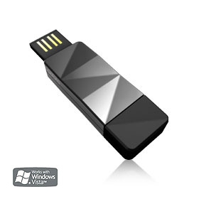 USB Flash накопитель 8GB A-Data N702 Silver Ready Boost
