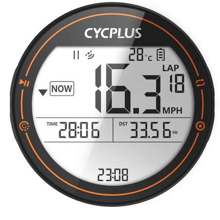 Cycplus Беспроводной GPS велокомпьютер M2, 19 функций