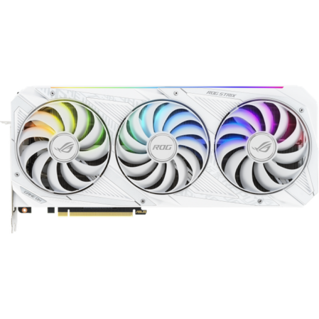 Видеокарта ASUS GeForce RTX 3080 10240Mb, Strix White V2 O10G (ROG-Strix-RTX3080-O10G-White-V2) 2xHDMI, 3xDP, Ret