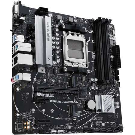 Материнская плата ASUS Prime A620M-A-CSM A620 Socket AM5 4xDDR5, 4xSATA3, 1xM.2, 1xPCI-E16x, 2xUSB3.2, D-Sub, DP, HDMI, Glan, mATX