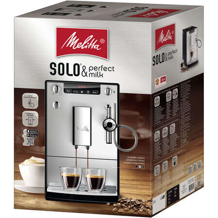 Кофемашина Melitta Caffeo Solo & Perfect Milk 957-103/203  silver