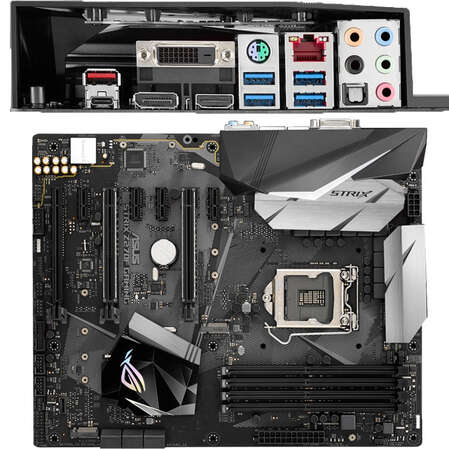 Материнская плата ASUS Strix Z270F Gaming Z270 Socket-1151 4xDDR4, 6xSATA3, RAID, 2xM.2, 3xPCI-E16x, 4xUSB3.0, 1xUSB3.1, 1xUSB3.1 Type C, DVI-D, DP, HDMI, Glan, ATX