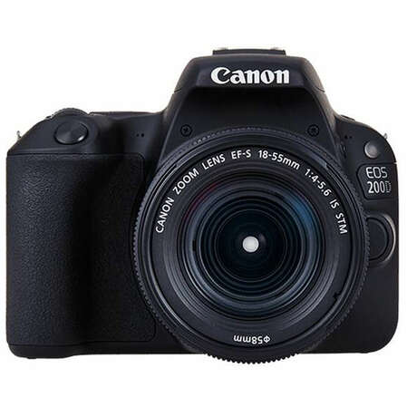 Зеркальная фотокамера Canon EOS 200D Kit 18-55 III Black